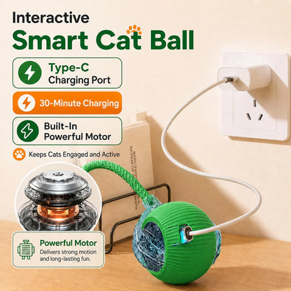 Jecuv Smart Rolling Cat Ball