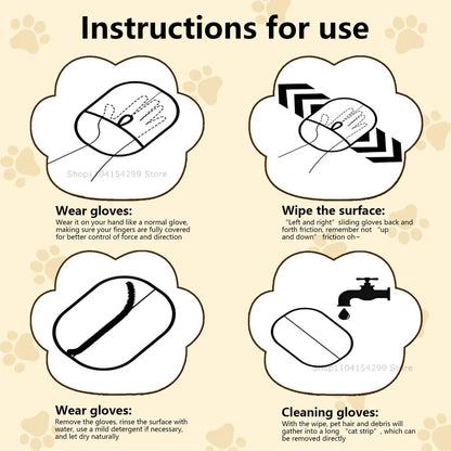 Jecuv Electrostatic Pet Hair Removal Glove