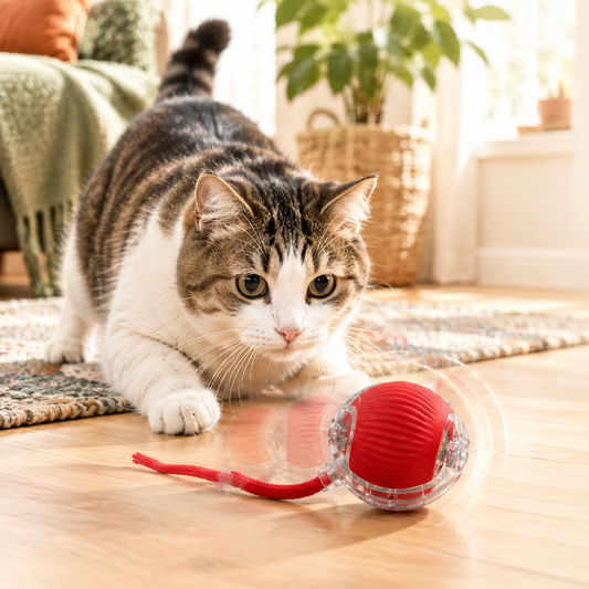 Jecuv Smart Rolling Cat Ball